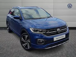 Blue Used 2020 VW T-Cross R-line SUV | £18,981 (Fair price)