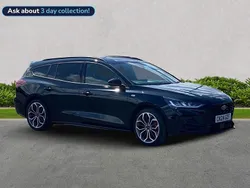 Black Used 2024 Ford Focus ST-Line X Estate | £20,930 (Fair price)