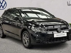 Black Used 2024 VW Polo R-line Hatchback | £21,119 (Fair price)