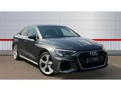 Grey Used 2023 Audi A3 S-Line Sedan | £25,359 (Fair price)