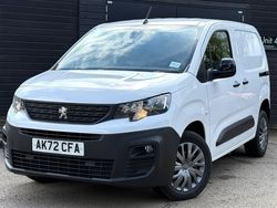 White Used 2022 Peugeot Partner Premium Van | £11,490 (Fair price)