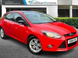 Red Used 2014 Ford Focus Titanium Hatchback | £4,495 (Fair price)