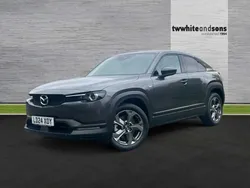 Zircon sand with black roof Used 2024 Mazda MX30 Makoto SUV | £17,450 (Fair price)