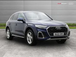 Blue Used 2022 Audi Q5 S-Line SUV | £31,490 (Fair price)