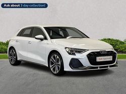 White Used 2025 Audi A3 S-Line Hatchback | £29,441 (A bit pricey)
