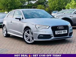 Silver Used 2015 Audi A3 S-Line Hatchback | £8,290 (Fair price)