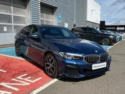 Blue Used 2022 BMW 520 M Sport | £27,880 (Fair price)