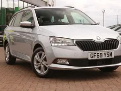 Brilliant silver metallic Used 2019 Skoda Fabia SE Estate | £9,395 (Fair price)
