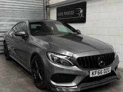 Grey Used 2017 Mercedes C220 AMG line Coupe | £14,989 (Fair price)