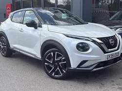 White New 2025 Nissan Juke Tekna+ SUV | £25,498 (A bit pricey)