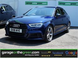 Navarra blue metallic Used 2018 Audi S3 Sportback Black Edition Hatchback | £23,995