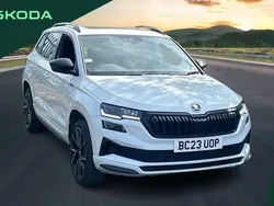 White Used 2023 Skoda Karoq SportLine SUV | £26,399 (Fair price)