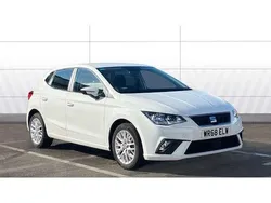 White Used 2018 Seat Ibiza SE Technology Hatchback | £9,603 (Fair price)