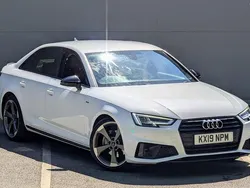 White Used 2019 Audi A4 Black Edition Sedan | £18,495 (Fair price)