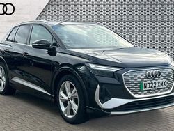 Black Used 2022 Audi Q4 e-tron S-Line SUV | £23,132 (Fair price)