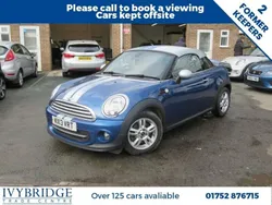 Blue Used 2013 Mini Cooper Coupé Coupe | £4,495 (Fair price)