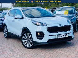 White Used 2017 Kia Sportage 3 SUV | £9,890 (Good price)