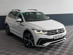White Used 2021 VW Tiguan R-line SUV | £24,498 (A bit pricey)