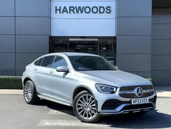Silver Used 2023 Mercedes GLC220 AMG Line Premium Coupe | £36,994 (A bit pricey)