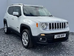 White Used 2016 Jeep Renegade Limited SUV | £7,895 (Fair price)