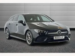 Black Used 2022 Mercedes CLA200 AMG line Estate | £21,995 (Good price)