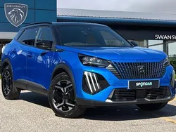 Blue Used 2024 Peugeot e-2008 GT SUV | £19,995 (Expensive)