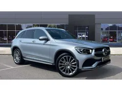 Silver Used 2022 Mercedes GLC220 AMG Line Premium SUV | £35,123 (Expensive)