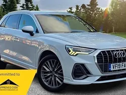 White Used 2019 Audi Q3 S-Line SUV | £18,450 (Fair price)