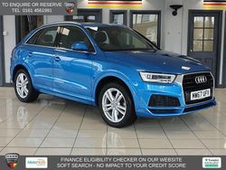 Blue Used 2017 Audi Q3 S-Line SUV | £17,970 (A bit pricey)