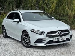 White Used 2021 Mercedes A180 Executive Hatchback | £14,195 (Fair price)