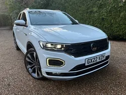 Pure white Used 2022 VW T-Roc R-line SUV | £25,650 (Fair price)