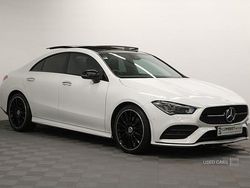 White Used 2023 Mercedes CLA220 AMG Line Premium Plus Sedan | £25,495 (Fair price)