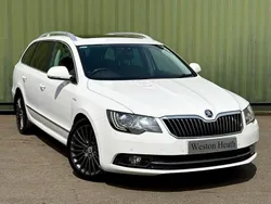 White Used 2014 Skoda Superb LAURIN & KLEMENT Estate | £11,990 (Expensive)