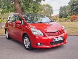 Vermillion red metallic Used 2010 Toyota Verso MPV | £3,695 (Fair price)