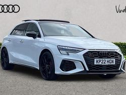 White Used 2022 Audi S3 Advanced Hatchback | £37,198 (Fair price)