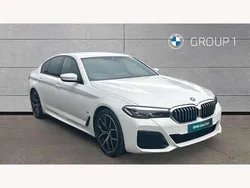 White Used 2020 BMW 530 M Sport Sedan | £27,391 (Fair price)