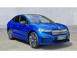 Race blue Used 2024 Skoda Enyaq iV vRS SUV | £33,404 (Super price)