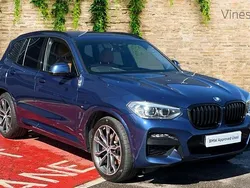Blue Used 2021 BMW X3 M Sport SUV | £27,451 (Fair price)