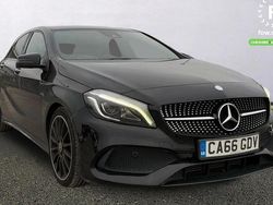 Black Used 2017 Mercedes A200 AMG Line Premium Plus Hatchback | £14,099 (Fair price)
