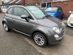 Grey Used 2015 Fiat 500 Lounge Cabriolet | £6,995 (Good price)
