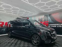Black Used 2024 Mercedes V300 AMG line MPV | £64,750 (Expensive)