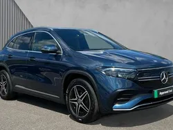 Denim blue metallic Used 2021 Mercedes EQA250 AMG line SUV | £22,677 (Fair price)