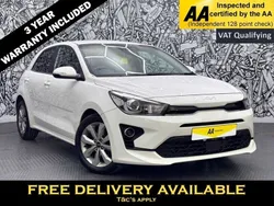 White Used 2021 Kia Rio 3 Hatchback | £12,995 (Fair price)