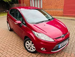 Red Used 2010 Ford Fiesta Zetec Hatchback | £2,490 (Fair price)