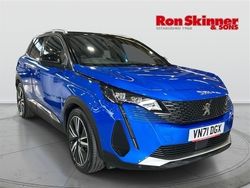 Blue Used 2021 Peugeot 3008 Premium SUV | £18,999 (Fair price)