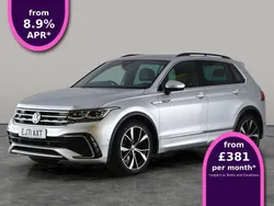 Silver Used 2021 VW Tiguan R-line SUV | £24,368 (Fair price)