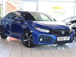 Blue Used 2018 Honda Civic SR Hatchback | £11,800 (Fair price)