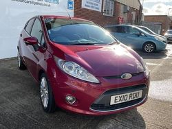 Red Used 2010 Ford Fiesta Titanium Hatchback | £4,295 (Fair price)