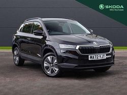 Black magic pearl effect Used 2022 Skoda Karoq SE Drive SUV | £15,400 (Fair price)
