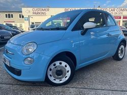 Blue Used 2013 Fiat 500 Hatchback | £4,499 (Expensive)